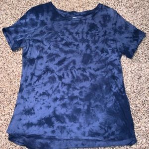old navy blue tie dye shirt